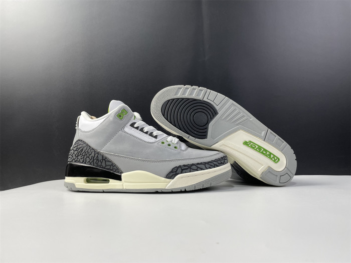 Air Jordan 3 Chlorophyll Tinker 136064-006