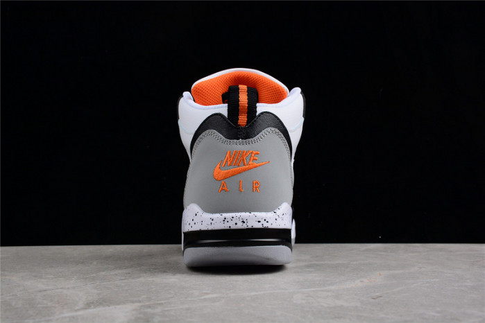 Nike Air Flight 13 Mid White Wolf Grey Total Orange Black 579961-105