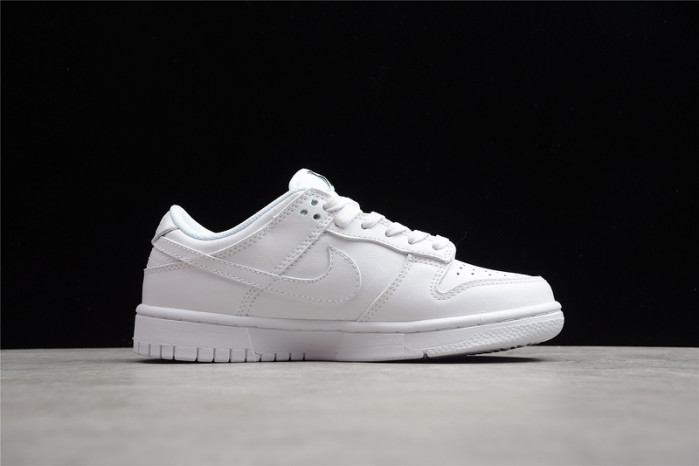 Nike Dunk Low Triple White (2021) (W) DD1503-109