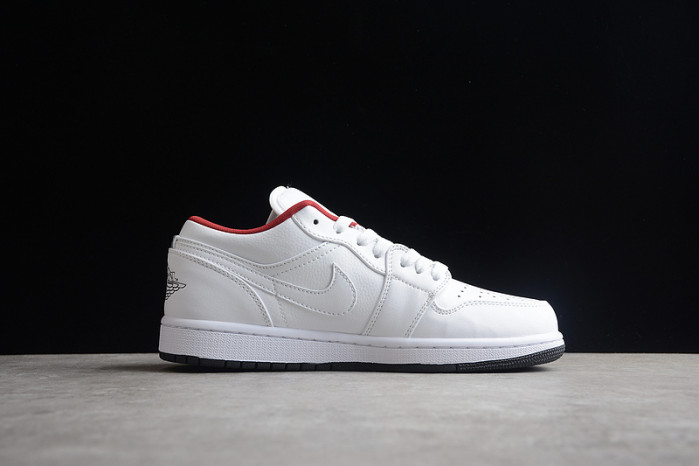 AIR JORDAN 1 LOW GS "WHITE/RED" 553560-164