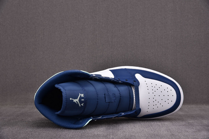 Jordan 1 Mid Mystic Navy Mint Foam 554724-413