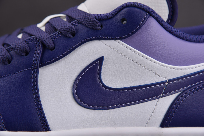 Air Jordan 1 Low White Purple 553558-515