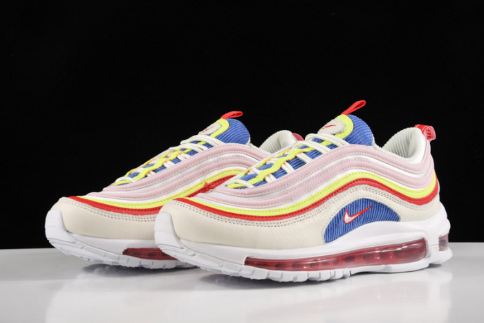 Nike Air Max 97 SE “Corduroy” Sail/Volt Glow/Arctic Pink AQ4137-101