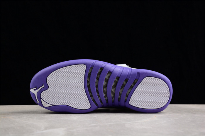 AIR JORDAN 12 RETRO WHITE AND PURPLE