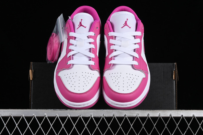 Jordan 1 Low Fire Pink (GS) FV8486-600