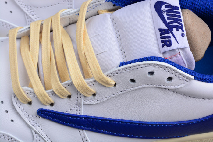 TRAVIS SCOTT X AIR JORDAN 1 LOW SAIL/WHITE/ROYAL BLUE DM9868-218