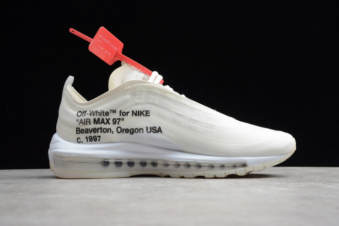 OFW X Air Max 97 The Ten White Cone Ice Blue AJ4585-100