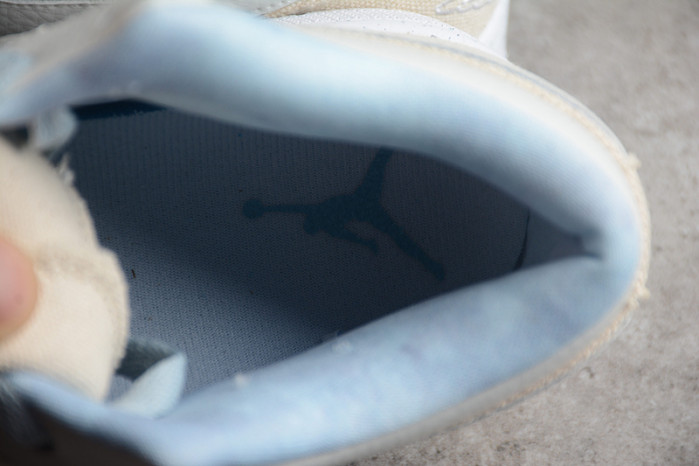 Jordan 1 Low Canvas Grey Cream (W) DQ4151-500