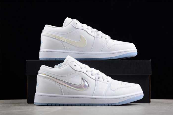AIR JORDAN 1 LOW GS GLITTER SWH FQ9112-100