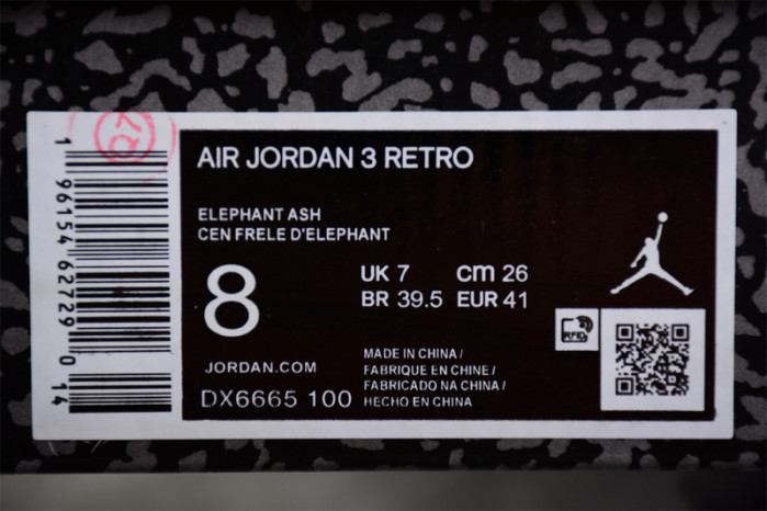 AIR JORDAN 3 GS HIDE N