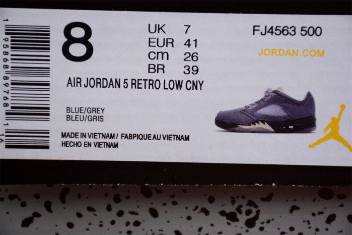 AIR JORDAN 5 RETRO LOW INDIGO HAZE FJ4563-500