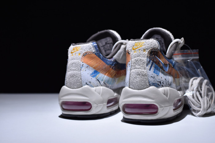 Nike mens Air Max 95 Graphic Prints "DAVE WHITE" 872640-200