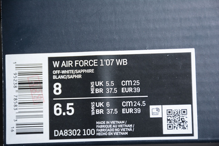 Nike Air Force 1 Low First Use Sail Royal (W) DA8302-100