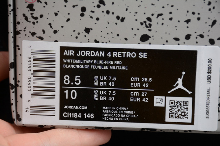 AIR JORDAN 4 RETRO CL1184-146