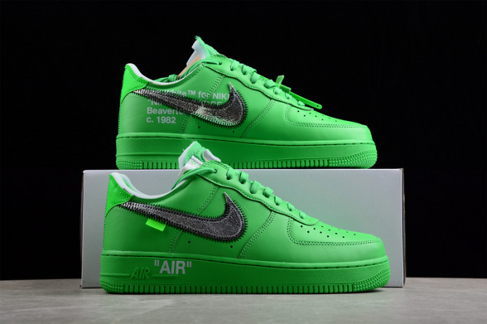 OFW x Nike Air Force 1 Low “Light Green Spark” DX1419-300