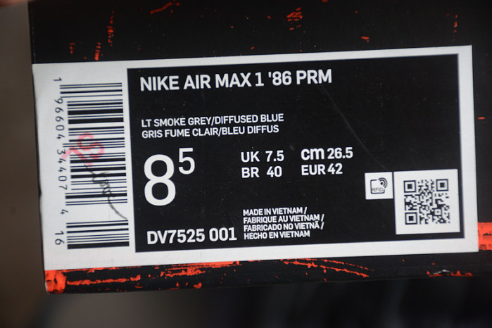 NIKE AIR MAX 1 86 BLUE SAFARI DV7525-001