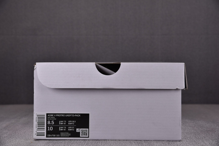 NIKE KOBE 5 PROTRO UNDEFEATED WHAT IF WHITE DB4796-100