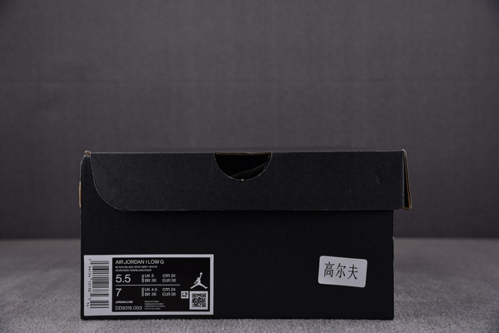 Jordan 1 Retro Low Golf Black Croc DD9315-003