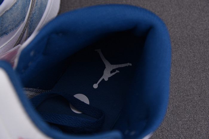 Jordan 1 Mid French Blue Fire Red DN3706-401