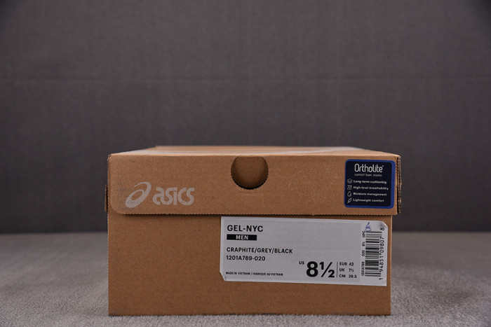 As*ic*s gel-nyc graphite grey black 1201a789-020
