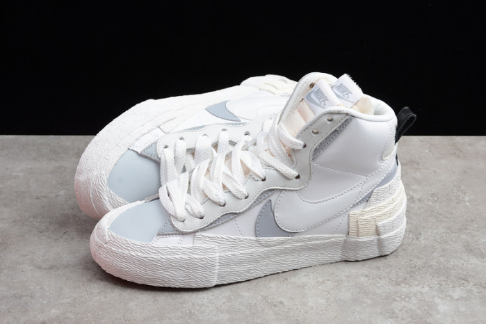 Sacai x Blazer Mid White Grey BV0072-100
