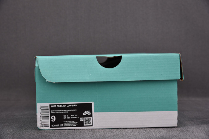 NIKE SB DUNK LOW PRO DAEK RUSSET CEDAR BQ6817-202