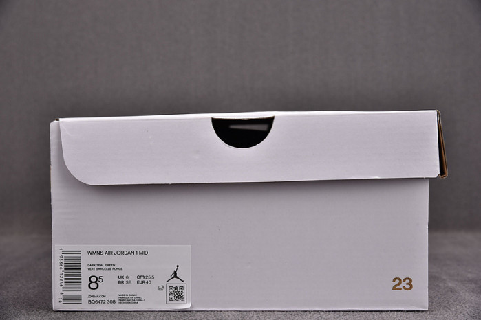 Jordan 1 Mid Dark Teal Green (W) BQ6472-308