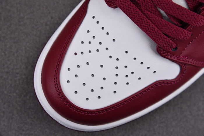 Jordan 1 Low White Bordeaux 553558-615