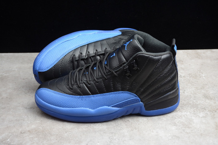 Air Jordan 12 Black Game Royal 130690-014