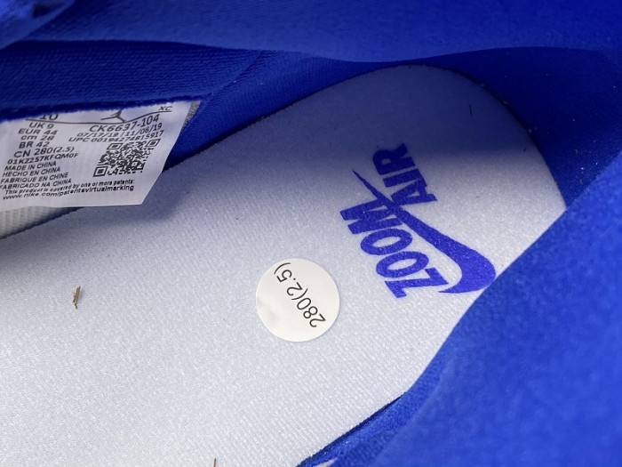 Air Jordan 1 Zoom White Racer Blue CK6637-104