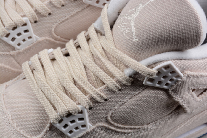 AIR JORDAN 4 CANVAS SAIL CEMENT GREY DQ4909-100