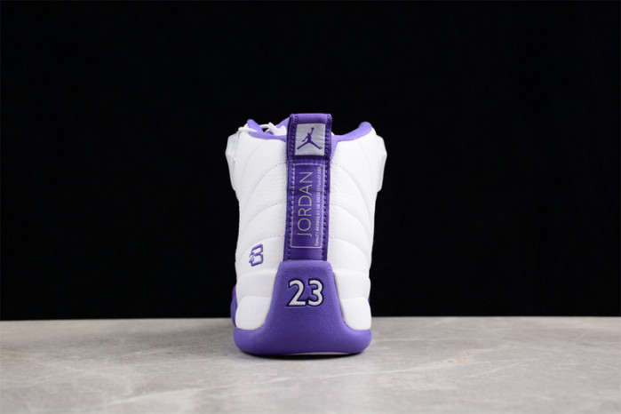 AIR JORDAN 12 RETRO WHITE AND PURPLE