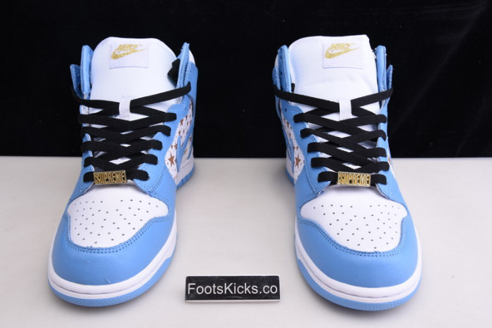 nike dunk high pro sb S*p*e blue stars 307385-141