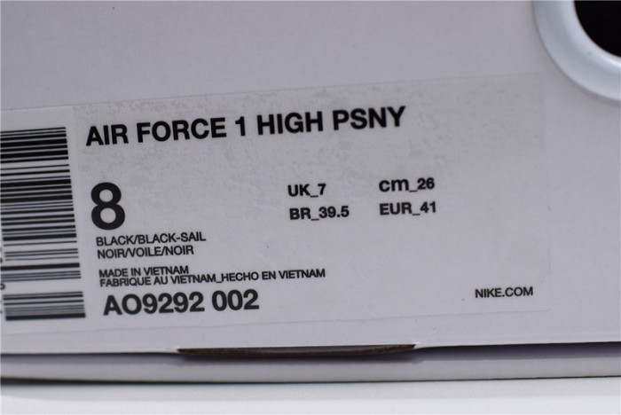 Air Force 1 High PSNY Black AO9292-002