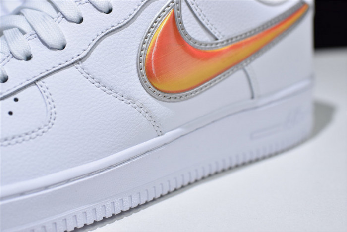 Air Force 1 Low Oversized White Orange Peel AO2441-102