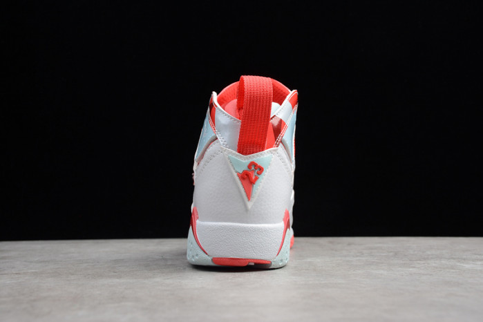 Air Jordan 7 Girls White Topaz Mist Ember Glow 442960-104