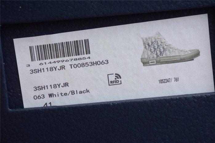 B23 OBLIQUE HIGH TOP SNEAKERS T00853H063